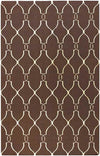 Hendon Modern Dark Brown Area Rug