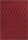 Hendon Modern Dark Red Area Rug