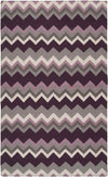 Weende Modern Dark Purple Area Rug