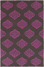 Sellingen Modern Fuschia Area Rug