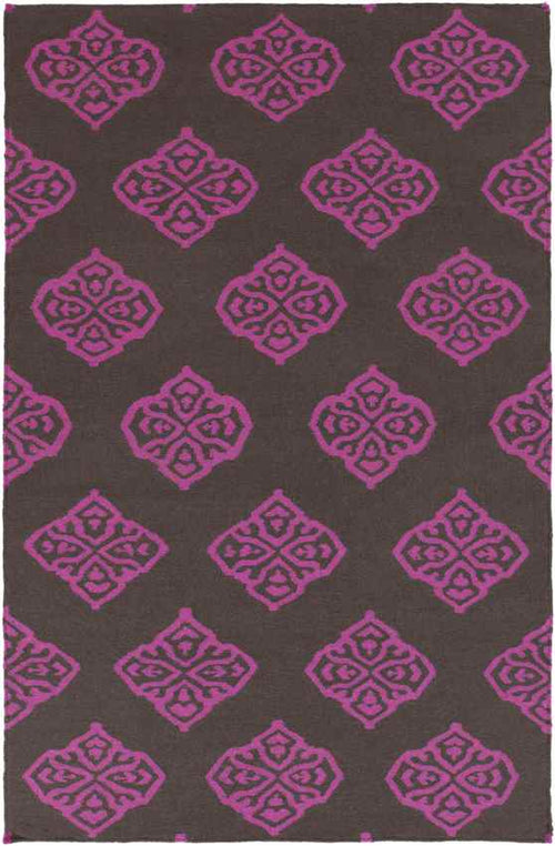 Sellingen Modern Fuschia Area Rug