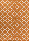 Selwerd Modern Burnt Orange Area Rug