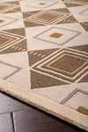 Steendam Modern Camel Area Rug