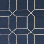 Ealing Modern Navy Area Rug