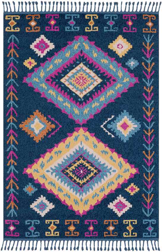 Termunten Global Navy Area Rug