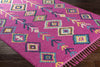 Bonar Global Bright Pink Area Rug