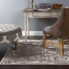 Oldorp Traditional Dark Brown Area Rug