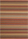 Oling Modern Burgundy Area Rug