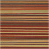 Oling Modern Burgundy Area Rug