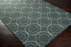 Oostwold Modern Teal Area Rug