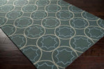 Oostwold Modern Teal Area Rug