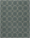 Oostwold Modern Teal Area Rug