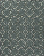 Oostwold Modern Teal Area Rug