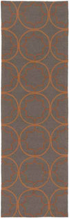 Oostwold Modern Dark Brown Area Rug