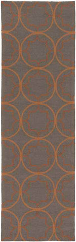 Oostwold Modern Dark Brown Area Rug