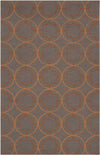 Oostwold Modern Dark Brown Area Rug