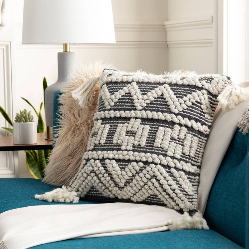 Beloeil Black Pillow Cover