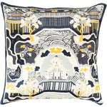 Heron Light Gray Pillow Cover