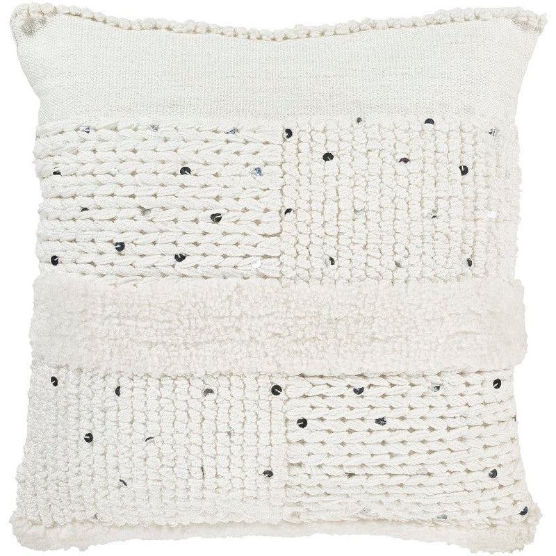 Remicourt White Pillow Cover