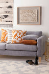 Elkerzee Burnt Orange Pillow Cover