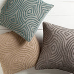 Baars Khaki Pillow Cover