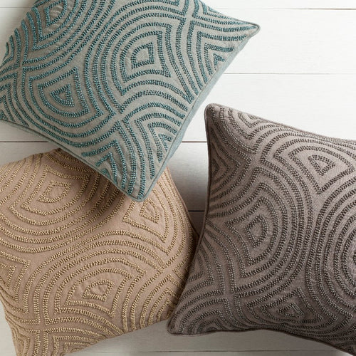 Baars Khaki Pillow Cover