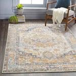 Westeneng Traditional Burnt Orange Area Rug