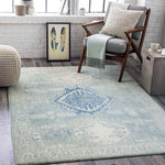 Bantega Global Dark Green Area Rug