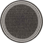 Wezep Traditional Dark Gray Area Rug