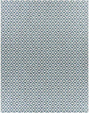 Akkrum Traditional White/Blue Area Rug