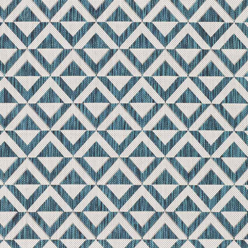 Akkrum Traditional White/Blue Area Rug