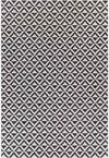Akkrum Modern Black Area Rug