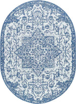 Appelscha Traditional Denim Area Rug