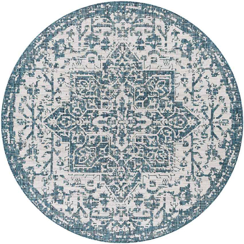 Appelscha Traditional Green Area Rug