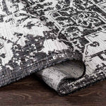 Appelscha Traditional Black Area Rug