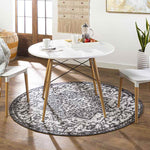 Appelscha Traditional Black Area Rug
