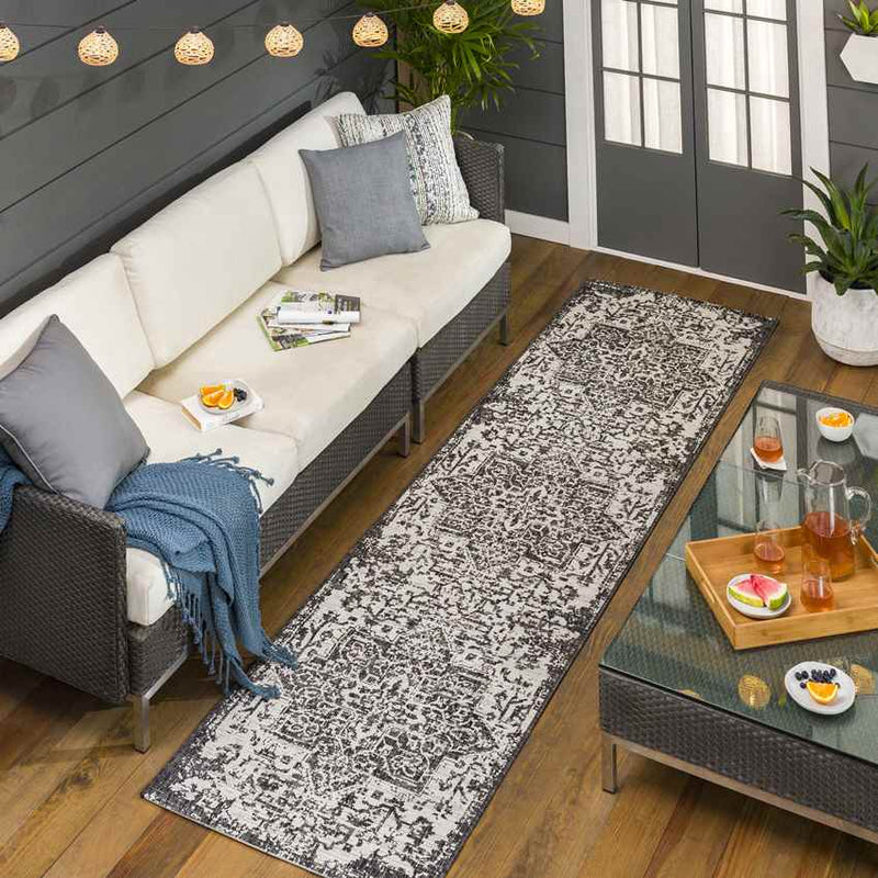 Appelscha Traditional Black Area Rug