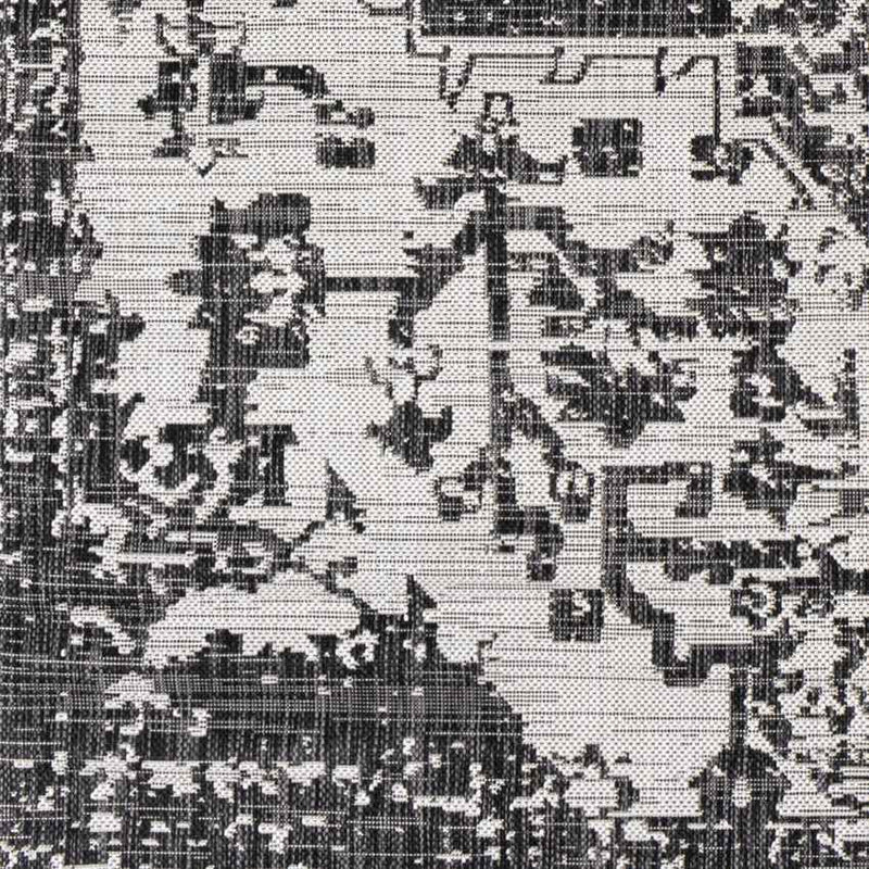 Appelscha Traditional Black Area Rug
