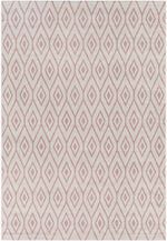 Varssel Traditional Pale Pink Area Rug