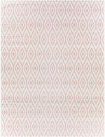 Varssel Traditional Pale Pink Area Rug