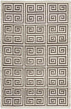 Toldijk Modern Dark brown/Cream Area Rug