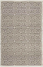 Toldijk Modern Dark brown/Cream Area Rug