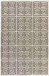 Toldijk Modern Dark brown/Cream Area Rug