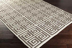 Toldijk Modern Dark brown/Cream Area Rug