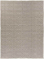 Toldijk Modern Dark brown/Cream Area Rug