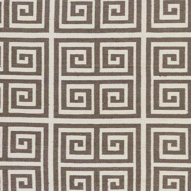 Toldijk Modern Dark brown/Cream Area Rug