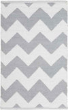 Tolkamer Modern Gray/White Area Rug