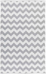 Tolkamer Modern Gray/White Area Rug