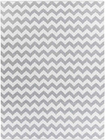 Tolkamer Modern Gray/White Area Rug