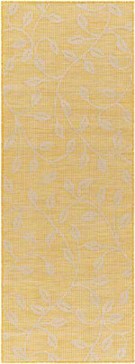 Broekhorn Traditional Bright Yellow Area Rug